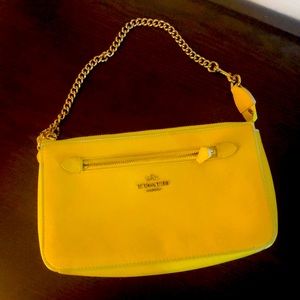 Coach Small Yellow Handbag